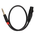 XLR женский 3 булавка 1 XLR TRS 4 дюймовый TRS кабель 6.35mm стерео баланс соединительный кабель DJ оборудование студийный консоль соответствует 