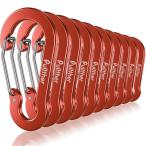 Pulltherkalabina большой не ржавеет супер-легкий aluminium уличный ключ для kalabina7cm высокая интенсивность 10 шт 