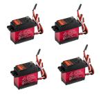 4 шт 40KG 6V DS3240 водонепроницаемый цифровой servo 25T servo с подлокотниками . высота крутящий момент 1:8 1:10 1:12 RC игрушка модель crawler грузовик 