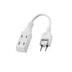  Elecom разветвитель 10cm короткий .3 выход swing штекер полярность соответствует (N высшее соответствует ) PSE технология стандарт согласовано перевозка белый ECT-3401WH