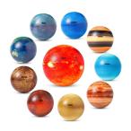 10pcs宇宙惑星太陽宇宙星空宇宙おもちゃボールDIY星空ボール工芸品装飾装飾品 (八大惑星+月+太陽)