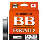  Shimano (SHIMANO) PE линия BB Blade 300m LD-M74Y 1.2 номер Steel серый 