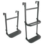 KATOLITE トラック用荷台はしご ステップ ステッパー 荷台ステップ 昇降設備 一段から二段に簡単に切り替えができます (ブラック, 標準)