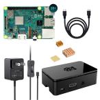 TRASKIT Kit for Raspberry Pi 3B+ /laz Berry пирог 3b+/ кейс / переключатель есть источник питания / кабель линия / теплоотвод 