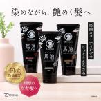 ショッピング白髪染め 白髪染め トリートメント 馬油ヘアカラートリートメント セルフカラー リタッチ 180g 日本製 レディース 白髪 全体染め ブラック ダークブラウン ライトブラウン