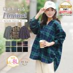 大きいサイズレディースチェックシャ...