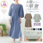 大きいサイズ レディース ワンピース MAGICAL SHAPE LINE 選べるデザイン 華奢魅せ叶える 魔法の切替 美人タック ワンピース&ブラウス A