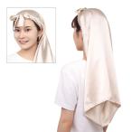 BeLLφ 美容師考案 60/80? 簡単装着 完全筒形 シルク ナイトキャップ ないときゃっぷ ヘアキャップ ロングヘア用 枝毛防止 摩擦