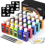 Shuttle Art ткань для краски 30 -цветный набор 60ml ткань краски ткань .. краски металлик цвет омыватель bru...... нет fa
