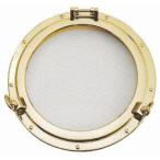 真鍮開閉丸窓7C47（真鍮磨き仕上げ）　船舶用丸窓　 半額以下値下げ　