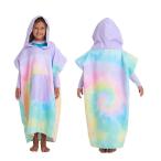 JETPILOT( jet Pilot ) Kids для пляж пончо /. надеты изменение пончо (TIEDYE) #ACS24318 *YOUTH HOODIE TOWEL