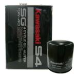 KAWASAKI( Kawasaki )ULTRA масло замена комплект (OIL-K0340) масло 4L+ оригинальный фильтр ULTRA250/260/LX(07-11)
