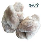 【30%OFF】EMU Mayberry エミュー メイベリー カラー MUSHROOM/ファーサンダル