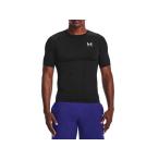  Under Armor UNDER ARMOUR нагрев механизм armor - Short рукав рубашка мужской черный чёрный спорт тренировка внутренний короткий рукав 1361518-001