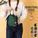  Drifter Drifter DRAWSTRING POUCH draw -тактный кольцо сумка 3L мужской женский унисекс мешочек type сумка 2way в наличии плечо .. сумка на плечо 