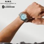 na bar часы NAVAL WATCH/N.W.C Produced By LOWERCASE FRXA010 Turquoise Mechanical S/S 3 links Metal band унисекс наручные часы серебряный casual 