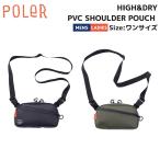  Pola -POLeR HIGH&amp;DRY PVC SHOULDER POUCH черный оливковый casual сумка сумка плечо сумка вспомогательный сумка 261MCV0107