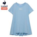  Le Coq le coq sportif контакт охлаждающий French рукав flair рубашка женский весна лето синий blue спорт фитнес короткий рукав футболка LZ6SHT03L-BL00