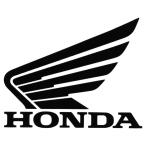 東洋マーク　各種メーカーステッカー　HONDA Wing 大 黒 転写　R-317