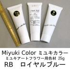 【メール便可】 ＲＢ　ロイヤルブルー　２５ｇ　染料　ミユキカラー　深雪アートフラワー　ミユキ　miyuki　造花