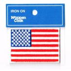 ミリタリー サバゲー ワッペン 星条旗 アメリカ 国旗 S アイロン接着 MA1 フライトジャケット 戦闘服 革ジャン