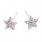 Yahoo! Yahoo!ショッピング(ヤフー ショッピング)ピアス スワロフスキー スター プラチナ ホワイトゴールド SWAROVSKI CZ ジルコニア 星 レディース プレゼント ギフト クリスマス