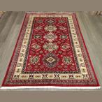 ショッピングワケアリ 新品　ワケアリ特価　カフカーズデザイン　良質な素材を使いしっかり厚みのあるパキスタン手織り絨毯　アクセントラグ　137x201cm　＃143