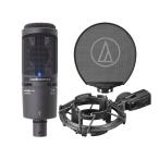 audio-technica AT2020USB+ + AT8458a + AT-PF2 セット　コンデンサーマイク［宅配便］