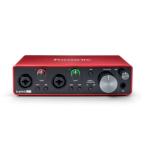 Focusrite Scarlett 2i2 (gen3)　オーディオインターフェース [宅配便]