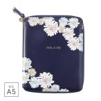 EDiT обложка для записной книжки неделя Note для semi A5 dia Lee покрытие paul (pole) &amp; шутки Liza nte-m* темно-синий раунд Zip авторучка держатель имеется карта с карманом 