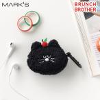 b ланч Brother AirPods для сумка mo Gris .* черный kalabina имеется кошка кошка воздушный potsu кейс слуховай аппарат кейс подарок Корея смешанные товары Brunch Brother Mark s