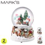 スノードーム・スノーモーション・オルゴール スノーマン ハウス クリスマス インテリア 雑貨 音楽付き オブジェ デコレーション マークス