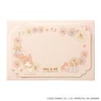  paul (pole) & Joe × My Melody сообщение карта комплект розовый Sanrio мой mero paul (pole) and Joe PAUL &amp; JOE поздравительная открытка Mark s