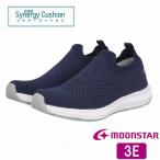 爆買 シナジークッション スリッポン ソックススニーカー ムーンスター メンズ ウォーキング moonstar幅広 3E 抗菌防臭 SNGY サラリーナ M22 ネイビー 通気性