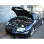 三菱：ＦＴＯ[DE3A]ボンネットダンパー　ブラックカーボン