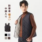 中綿ベストメンズダウンベスト立ち襟...