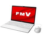 ノートパソコン office付き 新品 同様 富士通 FMV LIFEBOOK AH43/E1 15.6型 Ryzen 3 FMVA43E1WG WPS Office フルHD SSD 256GB Windows10 PC 安い 訳あり