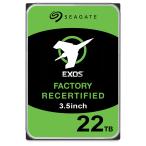 ショッピングHDD Seagate Exos 22TB 3.5インチ 内蔵HDD ST22000NM001C 整備済み品 国内正規代理店品 180日保証
