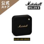 Marshall マーシャル ワイヤレススピーカー WILLEN II Black & Brass Bluetooth対応/17時間連続再生/IP67防塵・防水/ハンズフリー通話