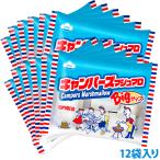 【送料無料】キャンパーズマシュマロ 1ケース（12袋）【ビッグマシュマロ】　BBQ・焼きマシュマロにもピッタリ かじるメガマシュマロ 安心の国産