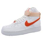 NIKE WMNS AIR FORCE 1 HIGH ナイキ ウィメンズ エア フォース ワン ハイ WHITE/ORANGE PEARL レディースモデル 女性モデル