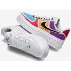 ショッピングエアフォース1 NIKE WMNS AIR FORCE 1 WHITE-MULTI COLOR ナイキ ウィメンズ エア フォース 1 白/マルチカラー レディース 女性モデル 二重構造