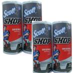 スコット カーショップタオル 55枚 4ロール ペーパーウエス Scott SHOP TOWELS ペーパータオル 業務用 カー用品 多目的 万能