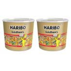 【HARIBO】ハリボー グミ　ミニゴールドベア　ドラム　980g （２個セット） (ハリボー グミ　（２個セット）)