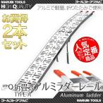 アルミブリッジ アルミラダーレール 折りたたみ式(8.0kg)　2本セット_SN