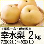 千葉県産 幸水梨2kg2L〜L 7玉〜8玉(220_梨25)
