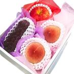 Yahoo! Yahoo!ショッピング(ヤフー ショッピング)フルーツギフト　ミニ　デラウェア　桃　林檎