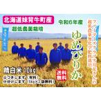 【6年産】超低農薬栽培 農薬当地比9割削減 10キロ 送料無料 北海道産 妹背牛産 ゆめぴりか 雪月花さん 小分け(5kg×2袋)無料