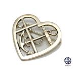 GEORG JENSEN ジョージジェンセン SV925 シルバー ハートアンカー ブローチ