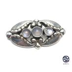 GEORG JENSEN ジョージジェンセン SV925 シルバー ムーンストーン ブローチ #156 アクセサリー